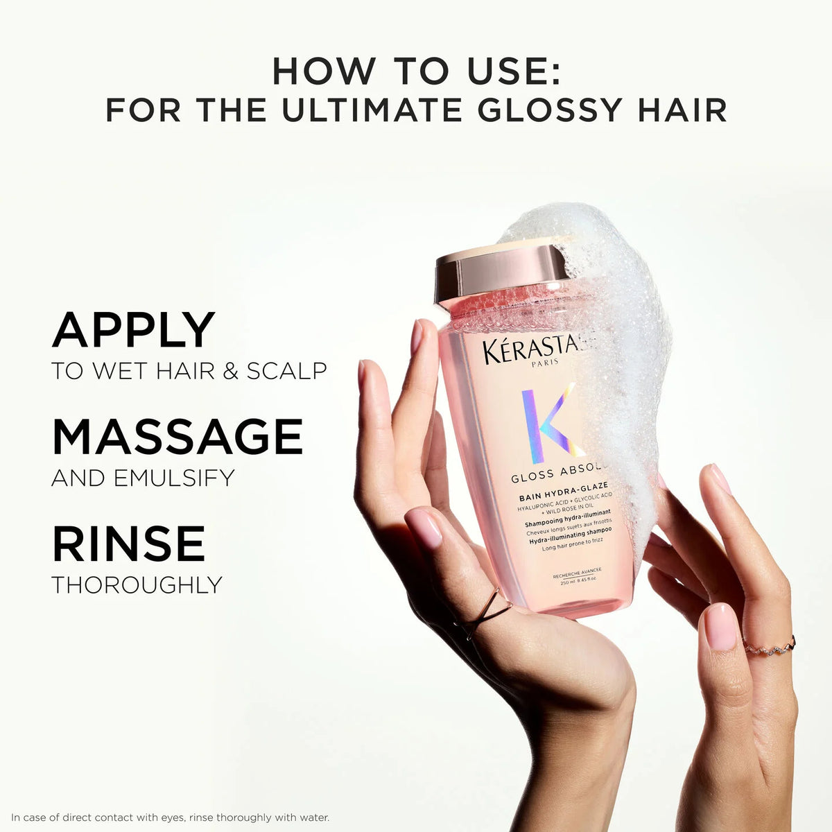 Gloss Absolu Bain Hydra-Glaze Anti-Frizz Shampoo