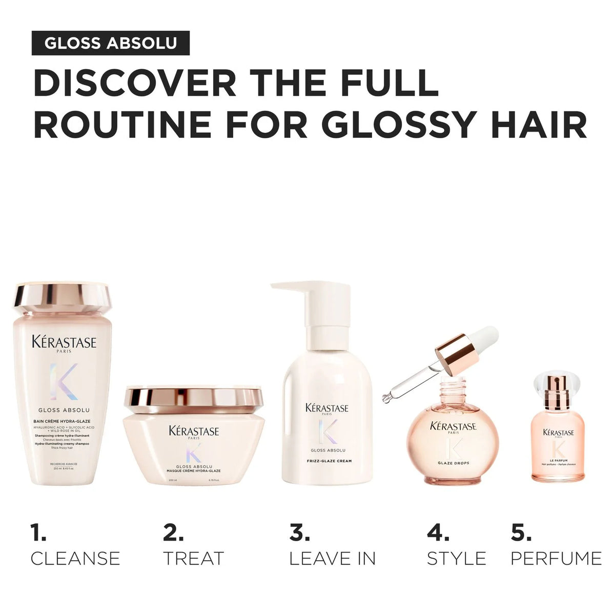 Gloss Absolu Masque Crème Hydra-Glaze Anti-Frizz Hair Mask