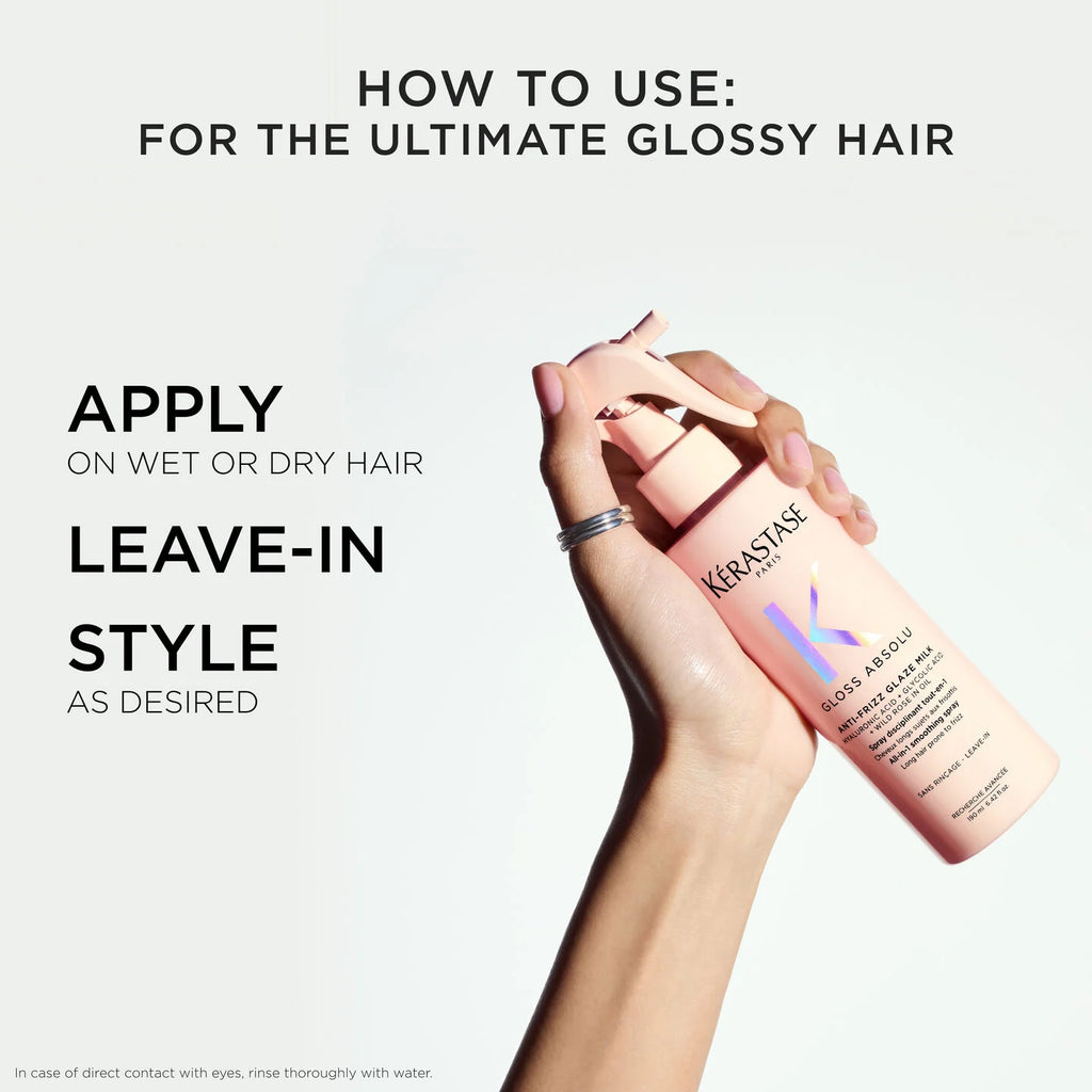 Gloss Absolu Glaze Milk Anti-Frizz Heat Protecting Spray